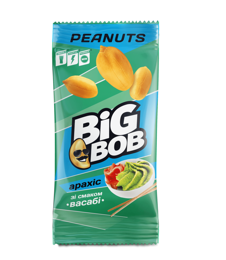 Wasabi flavored peanuts