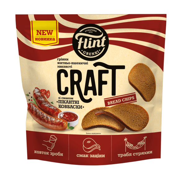 Грінкі зі смаком Пікантні ковбаски