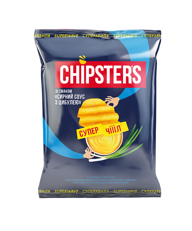 Суперхвиля зі смаком Сирний соус з цибулею