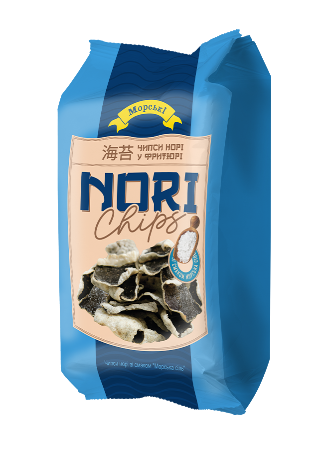 Nori chips with “Sea Salt” flavor