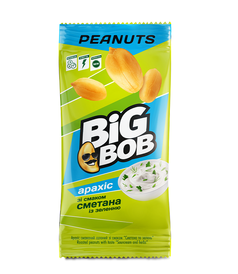 Арахіс зі смаком сметана із зеленню
